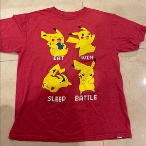 Pokemkn Pikachu red tee shirt!